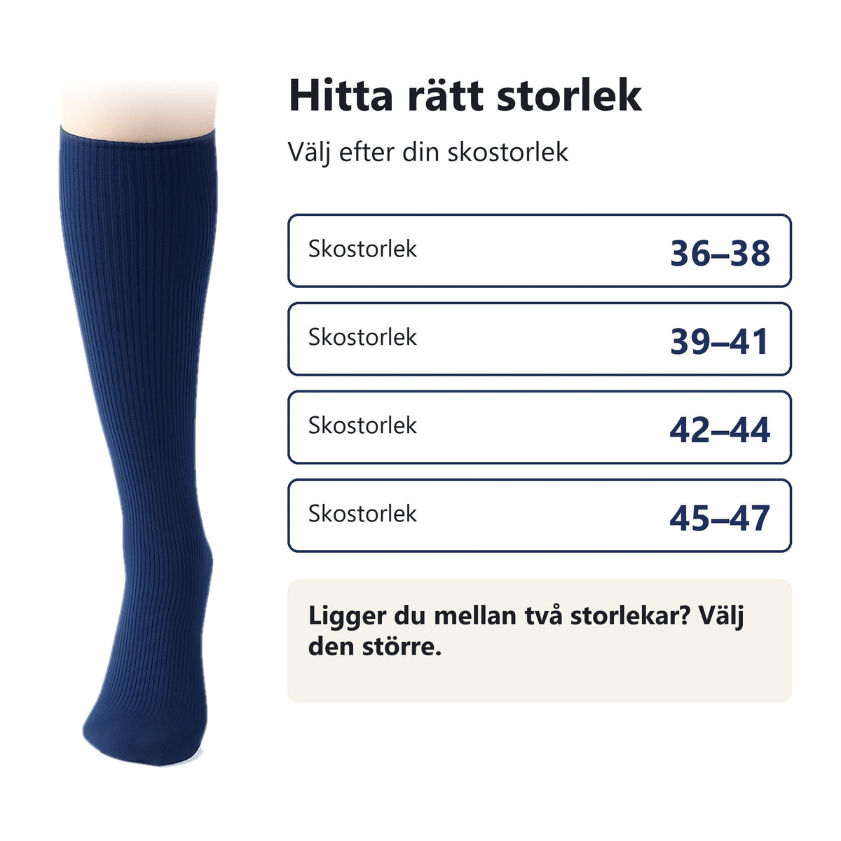Rehlex Stödstrumpor Bomull Klass 1 - Rehlex